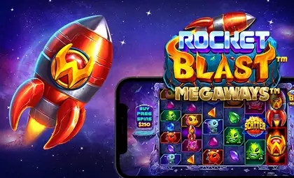 Rocket Blast MegawaysTM official Pragmatic Play artwork