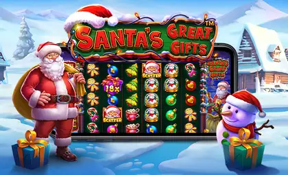Santa's Great Gifts official Pragmatic Play artwork