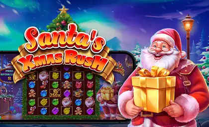 Santa's Xmas Rush official Pragmatic Play artwork