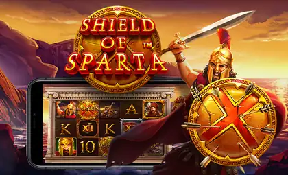 Shield of Sparta official Pragmatic Play artwork