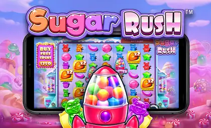 Sugar Rush official Pragmatic Play artwork