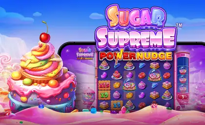 Sugar Supreme Powernudge official Pragmatic Play artwork