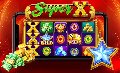 Super X official Pragmatic Play artwork