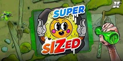 Supersized slot artwork