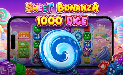 Sweet Bonanza 1000 Dice official Pragmatic Play artwork