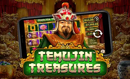 Temujin Treasures official Pragmatic Play artwork