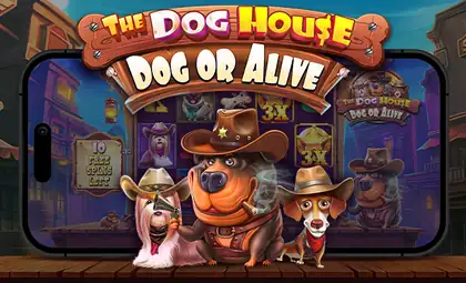 The Dog House - Dog or Alive official Pragmatic Play artwork