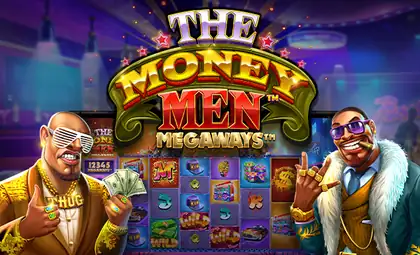 The Money Men MegawaysTM official Pragmatic Play artwork