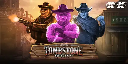 Tombstone Begins slot artwork