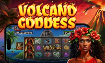 Volcano Goddess official Pragmatic Play artwork