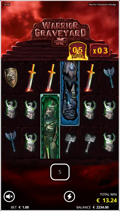 Warrior Graveyard xNudge game artwork