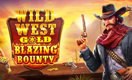Wild West Gold Blazing Bounty official Pragmatic Play artwork