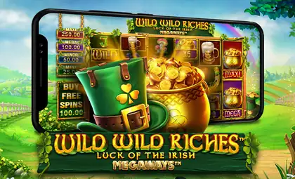 Wild Wild Riches MegawaysTM official Pragmatic Play artwork