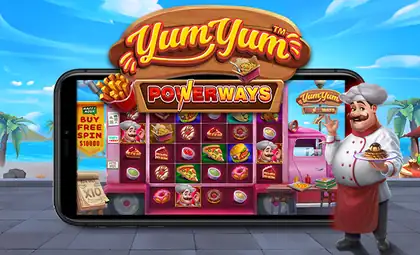 Yum Yum Powerways official Pragmatic Play artwork