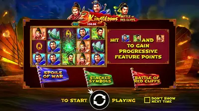 3 Kingdoms – Battle of Red Cliffs slot artwork
