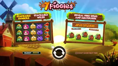 7 Piggies slot artwork