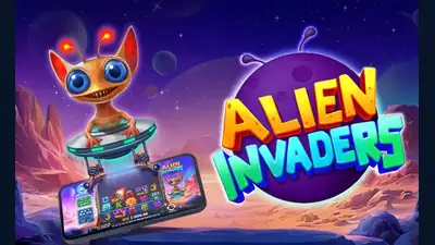 Alien Invaders slot artwork