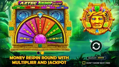 Aztec Gems Deluxe slot artwork