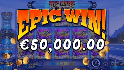 Big Bass Blast slot artwork