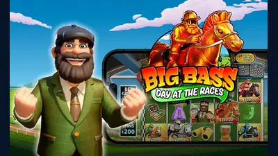 Big Bass Day at the Races slot artwork