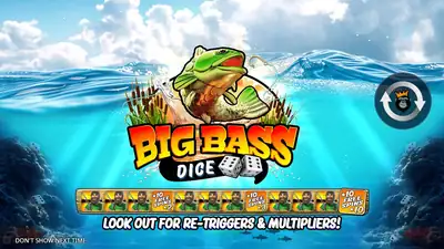 Big Bass Dice slot artwork
