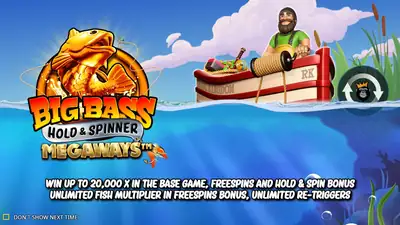 Big Bass Hold & Spinner Megaways™ slot artwork