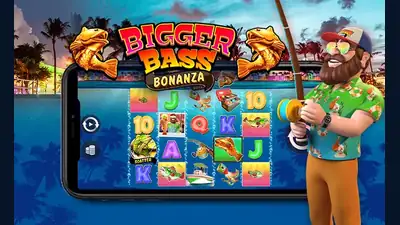 Bigger Bass Bonanza slot artwork