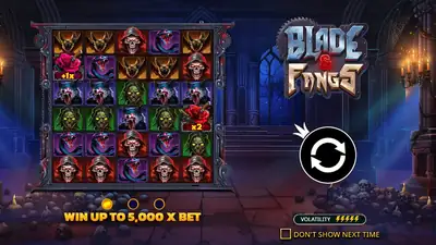 Blade & Fangs slot artwork