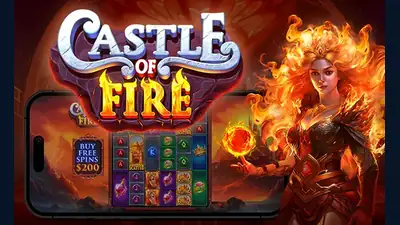 Castle of Fire slot artwork