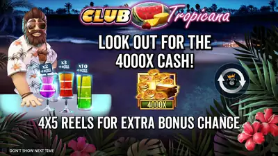 Club Tropicana slot artwork