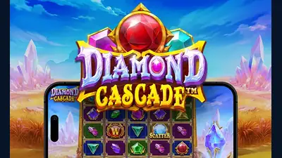 Diamond Cascade slot artwork