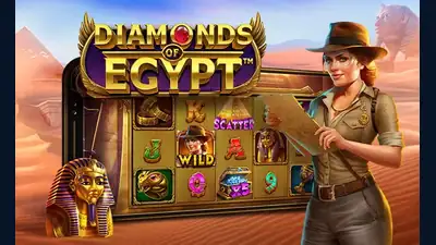 Diamonds Of Egypt slot artwork