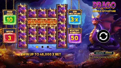 Drago – Jewels of Fortune slot artwork