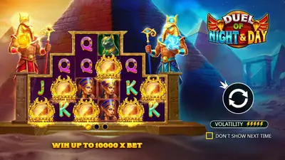 Duel of Night & Day slot artwork