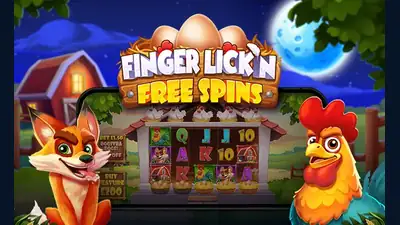 Finger Lick’n Free Spins slot artwork