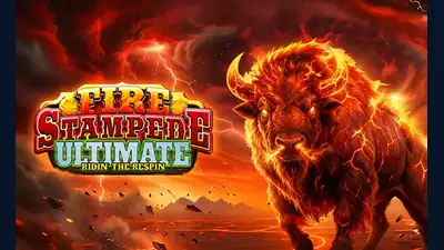 Fire Stampede Ultimate slot artwork