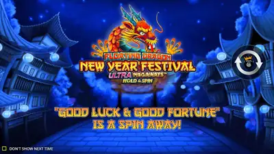 Floating Dragon New Year Festival Ultra Megaways™ Hold & Spin slot artwork