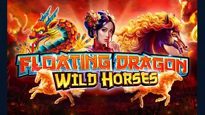 Floating Dragon Wild Horses slot artwork