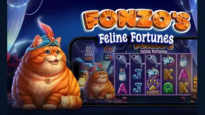 Fonzo’s Feline Fortunes slot artwork