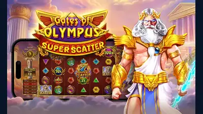 Gates of Olympus Super Scatter slot artwork