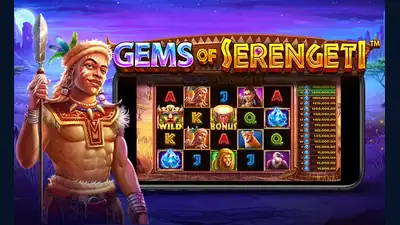 Gems of Serengeti slot artwork