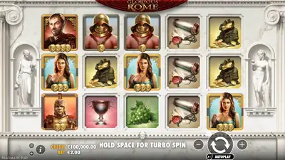 Glorious Rome slot artwork