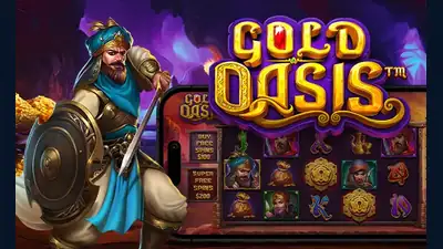 Gold Oasis slot artwork