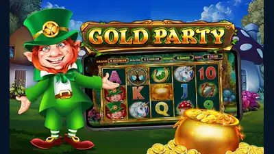 Gold Party slot artwork