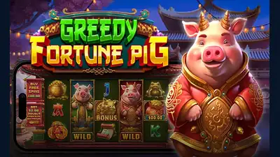 Greedy Fortune Pig slot artwork