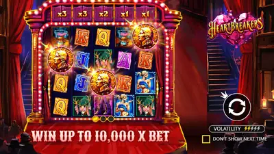 Heartbreakers slot artwork