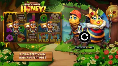 Honey Honey Honey slot artwork