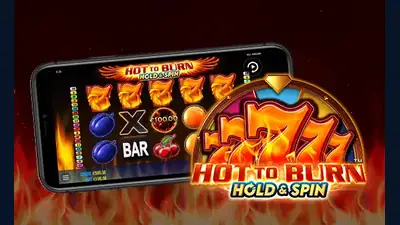Hot to Burn Hold and Spin™ slot artwork
