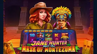 Jane Hunter and the Mask of Montezuma slot artwork