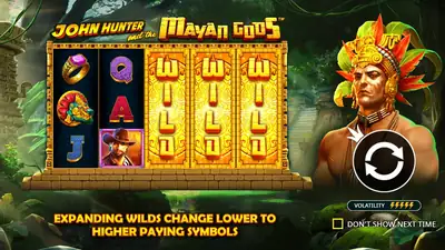 John Hunter and the Mayan Gods slot artwork
